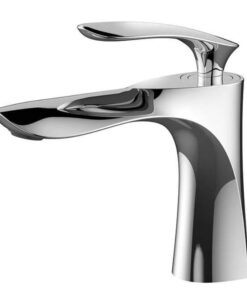 Vòi Lavabo Nóng Lạnh Lá Mạ 20cm TATA VLVB6807