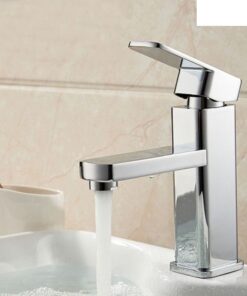 Vòi Lavabo Nóng Lạnh Inox Bóng TATA VLVB6817