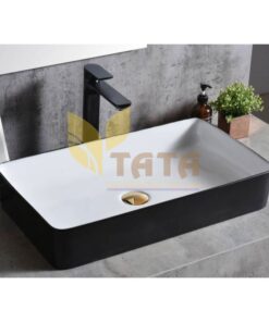 CHẬU LAVABO ĐỂ BÀN HÌNH CHỮ NHẬT TATA CLVB6809