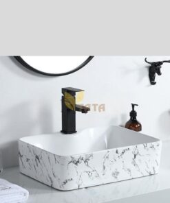 Chậu Lavabo Hoa Văn Vết Loang Để Bàn TATA CLVB6820