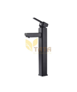 Vòi Lavabo Nóng Lạnh Đen Vuông 30cm VLVB6812