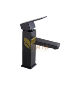 Vòi Lavabo Vuông Đen Nóng Lạnh TATA VLB6831