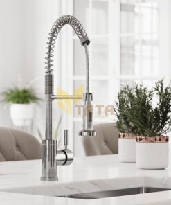VÒI RỬA CHÉN NÓNG LẠNH LÒ XO TATA VRC6822