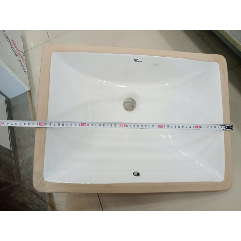 CHẬU LAVABO ÂM BÀN ĐÁ CAO CẤP TATA LB6878 - Ảnh 3