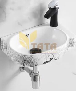 Lavabo treo tường Hoa Văn TATA LB-68002