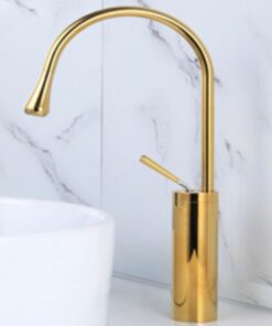 Vòi Lavabo Thiên Nga Vàng VLVB6867 VÒI CAO 30CM