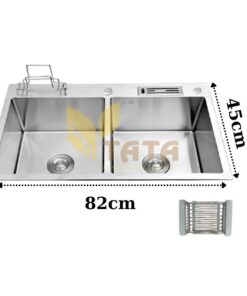 Chậu Rửa Chén Vắt Dao INOX 304 TATA CRC6803