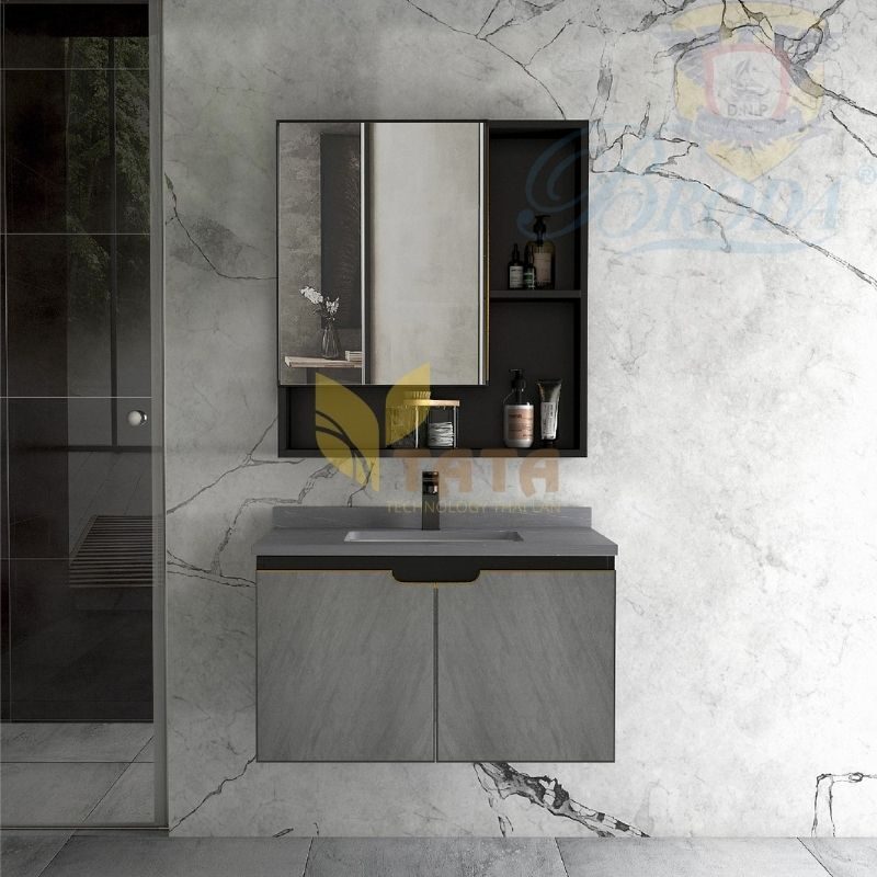 Bộ Tủ Lavabo Nhôm Cao Cấp TATA TLVB6825