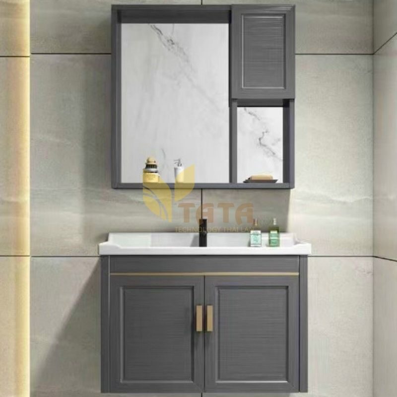 Bộ Tủ Chậu Lavabo Nhôm Cao Cấp TATA TLVB6816