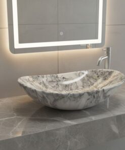 CHẬU LAVABO THUYỀN GIẢ ĐÁ NGHỆ THUẬT TATA CLVB6908