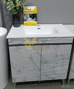Tủ Chậu Lavabo Đặt Sàn Chân Inox TATA TLVB6880