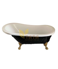 Bồn Tắm Ngồi Chân Rồng Màu Đen TATA BTN6828