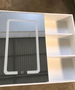 Tủ Gương Leb Nhựa PVC Trắng TATA TG08