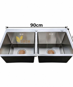 Chậu Rửa Chén Hai Hố INOX 304 TATA CRC6855 (90CM*48CM)