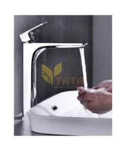 Vòi Lavabo Nóng Lạnh Đồng Mạ Crome Cao 30cm TATA VLVB6898