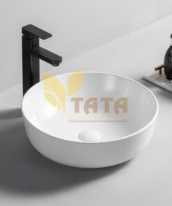 Chậu Lavabo Tròn Trắng TATA LVB6901