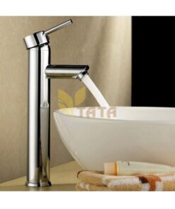 Vòi Lavabo Tròn Nóng Lạnh Đồng Thau Mạ Crome VLVB6819