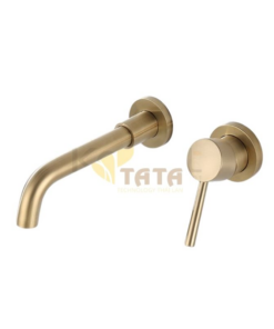 Vòi Lavabo Nóng Lạnh Âm Tường Màu Vàng Cao Cấp TATA VLB-6913