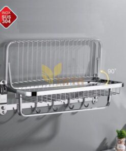 Giàn Vắt Khăn Đa Năng Inox 304 Bóng MKT1011