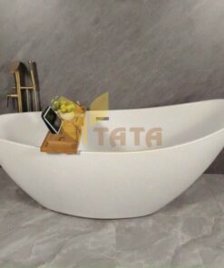 BỒN TẮM NẰM BÁN NGUYỆT TRẮNG TATA BTN-6851