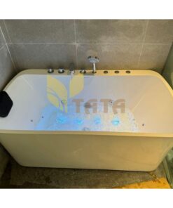 Bồn Tắm Nằm Massage Có Sen Vòi Sục Khí + Đèn LED TATA BTN-6858