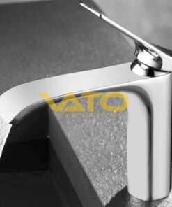 Vòi Lavabo Lạnh Đồng Thau 20cm Cao Cấp VATO VT-VLB7718