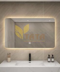 GƯƠNG LED CẢM ỨNG HẮT TƯỜNG CHỮ NHẬT TATA GL-43