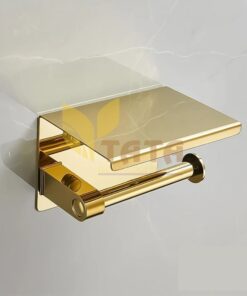 LÔ GIẤY VỆ SINH INOX MÀU VÀNG LG10