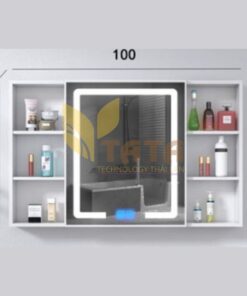 TỦ GƯƠNG LED CAO CẤP NHỰA PVC CAO CẤP TATA TLVB6908 (1mx60cm)