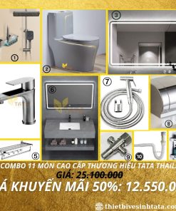 Combo Giá Rẻ Trọn Bộ 11 Món Thiết Bị Vệ Sinh TATA CB36