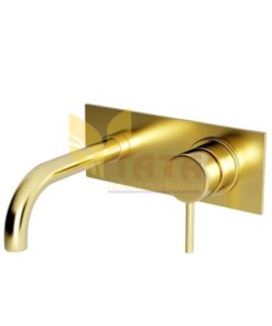 VÒI LAVABO NÓNG LẠNH ÂM TƯỜNG MÀU VÀNG CAO CẤP TATA VLVB6929