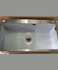 CHẬU RỬA CHÉN 1 HỘC INOX 201 (82*45cm) CAO CẤP TATA CRC6942