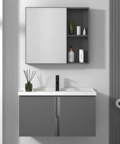 COMBO TỦ LAVABO + TỦ GƯƠNG CAO CẤP TATA TLVB6930