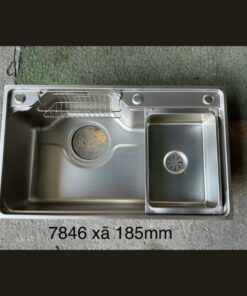 CHẬU RỬA CHÉN 1 HỘC INOX 304 (78*46CM) CAO CẤP TATA CRC6952