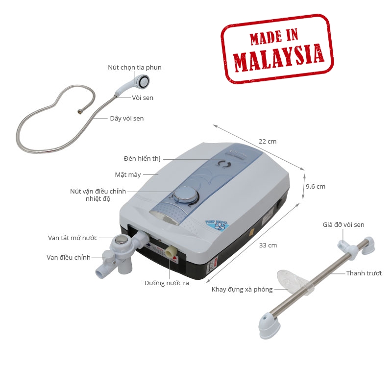 Máy nước nóng Centon 8998 - Ảnh 3