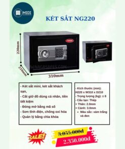 KÉT SẮT NG220 – NAGA