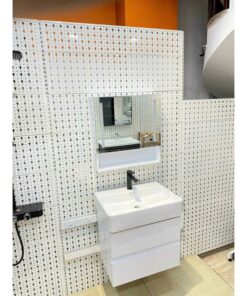 COMBO TỦ LAVABO + TỦ GƯƠNG NHỰA CAO CẤP TATA TLVB6941