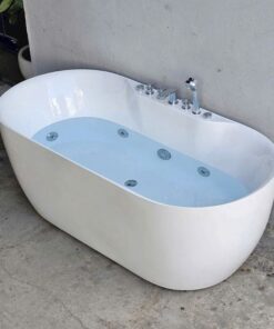 BỒN TẮM NẰM MASSAGE VIỀN MỎNG CAO CẤP TATA BTN6880