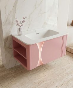 TỦ LAVABO NHỰA PVC MẶT SỨ BO GÓC CAO CẤP TATA TLVB6944