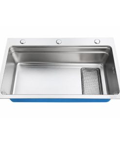 CHẬU RỬA CHÉN INOX 304 1 HỘC (75*46) CAO CẤP VATO CRCVT6827