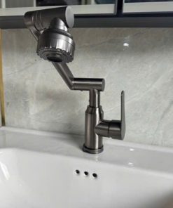 VÒI LAVABO NÓNG LẠNH XÁM VLVB6937